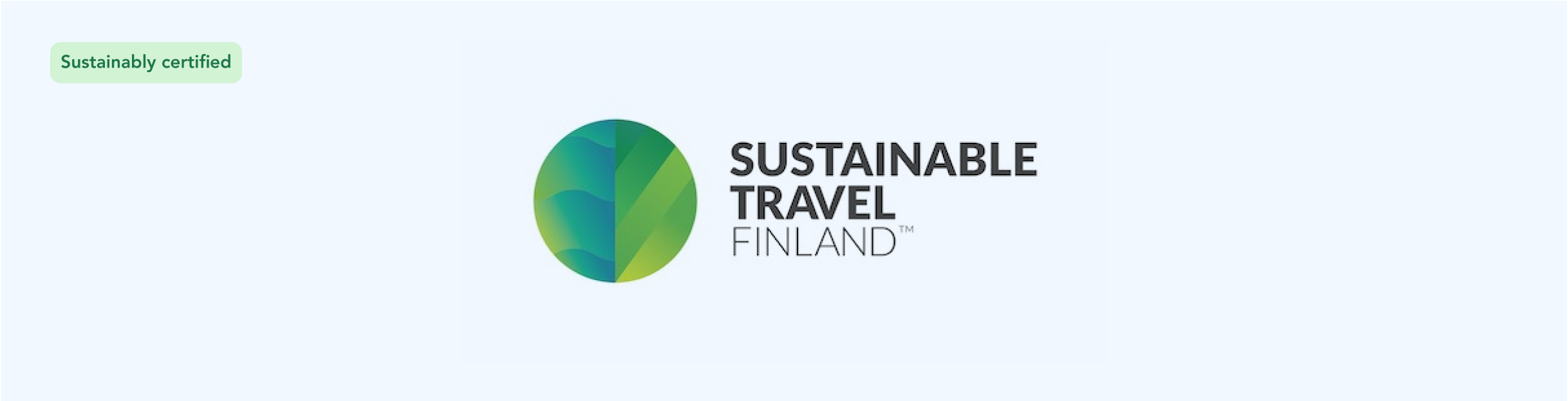 Sustainable Travel Finland のロゴ