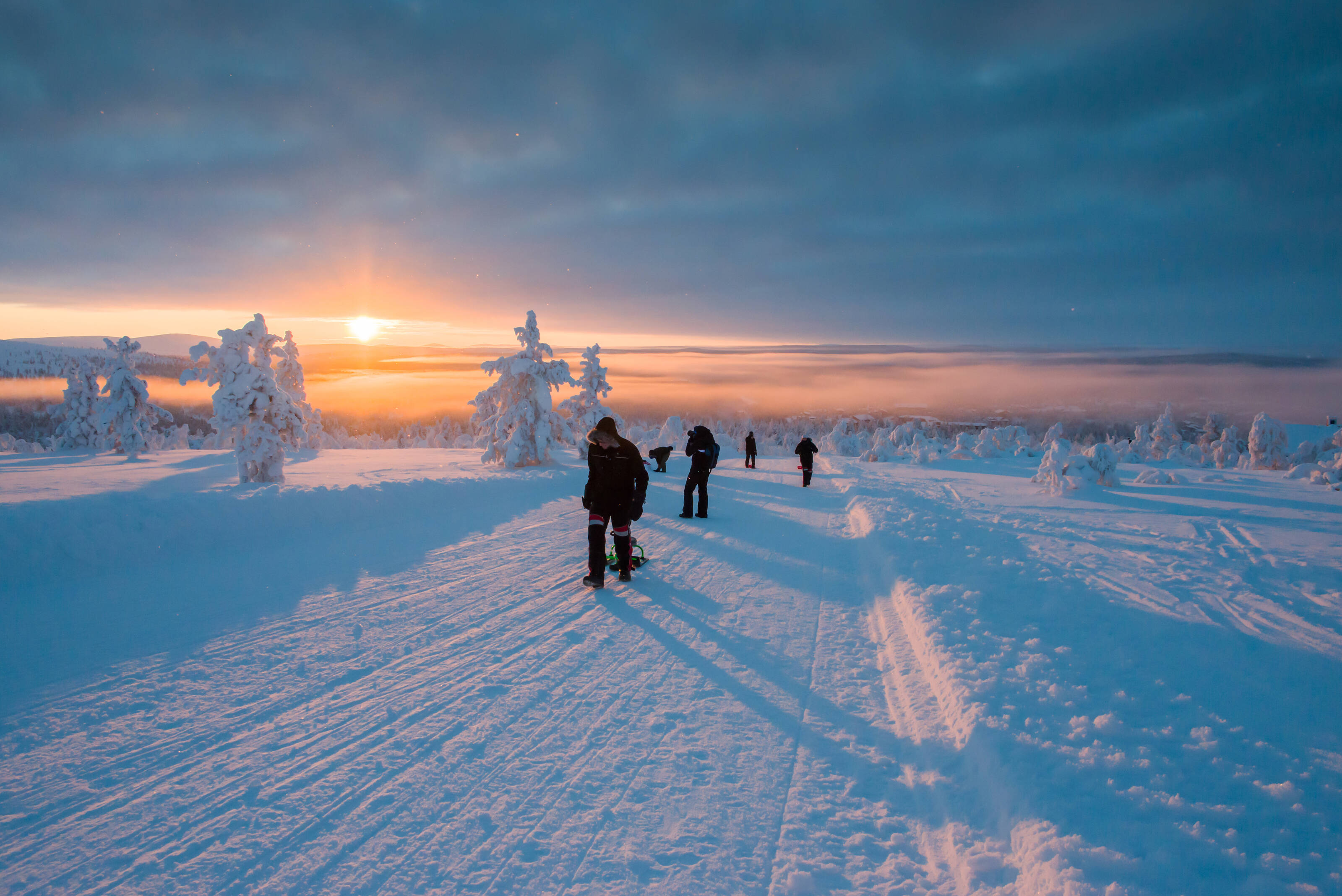 längste Rodelberg Finnlands
